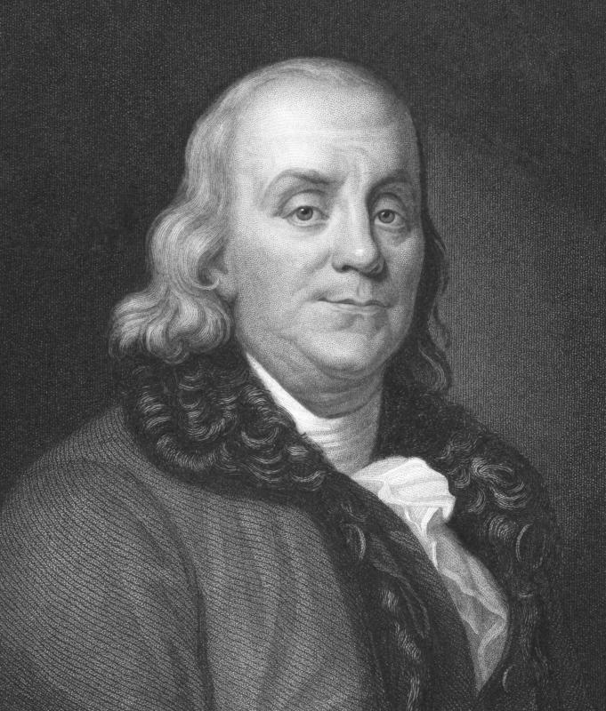Benjamin Franklin developed one of the first electrostatic motors.