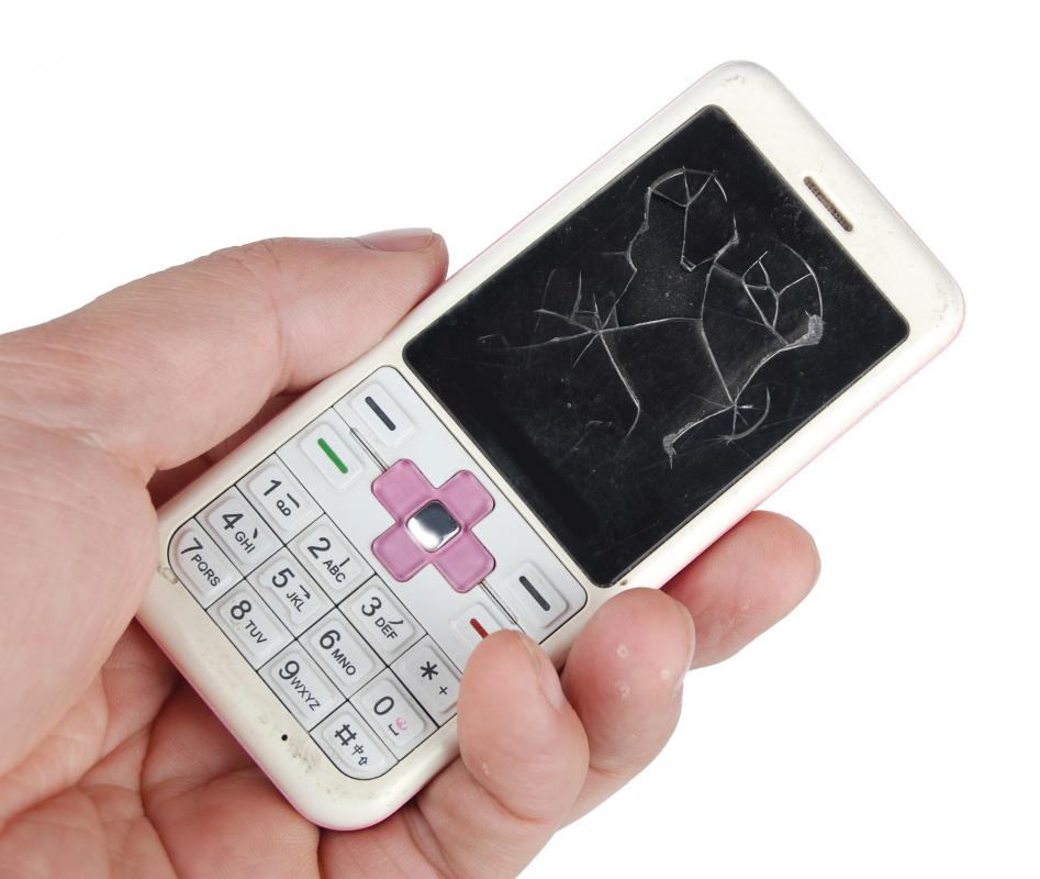 Sometimes it's easier to just get a new mobile phone instead of repairing a damaged one.