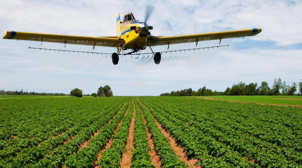 Crop duster pilots must pay close attention to their altitude, as they fly close to the ground.