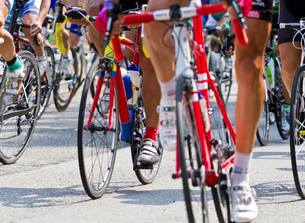 Cyclists may use a digital timer to time and alternate periods of high and low exertion.