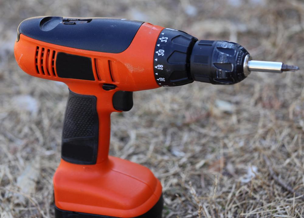 Cordless power tools may come with a rechargeable battery.