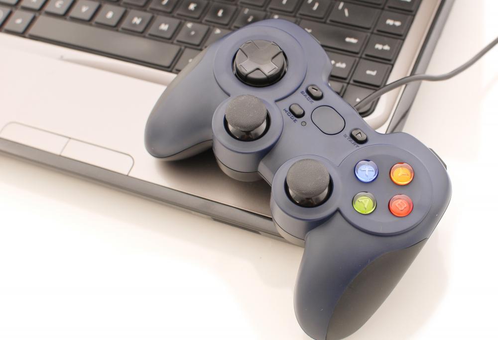 Gaming computers may be equipped with ports that allow game controllers to be attached.