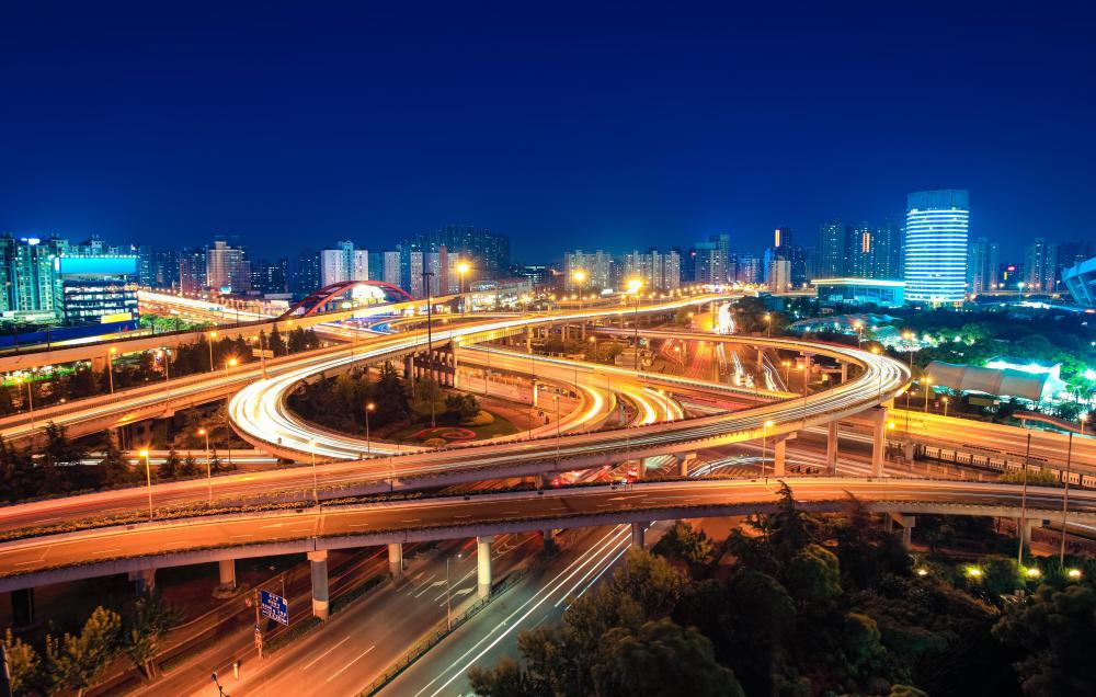 Telephone networks are comparable to a system of roads and highway interchanges.