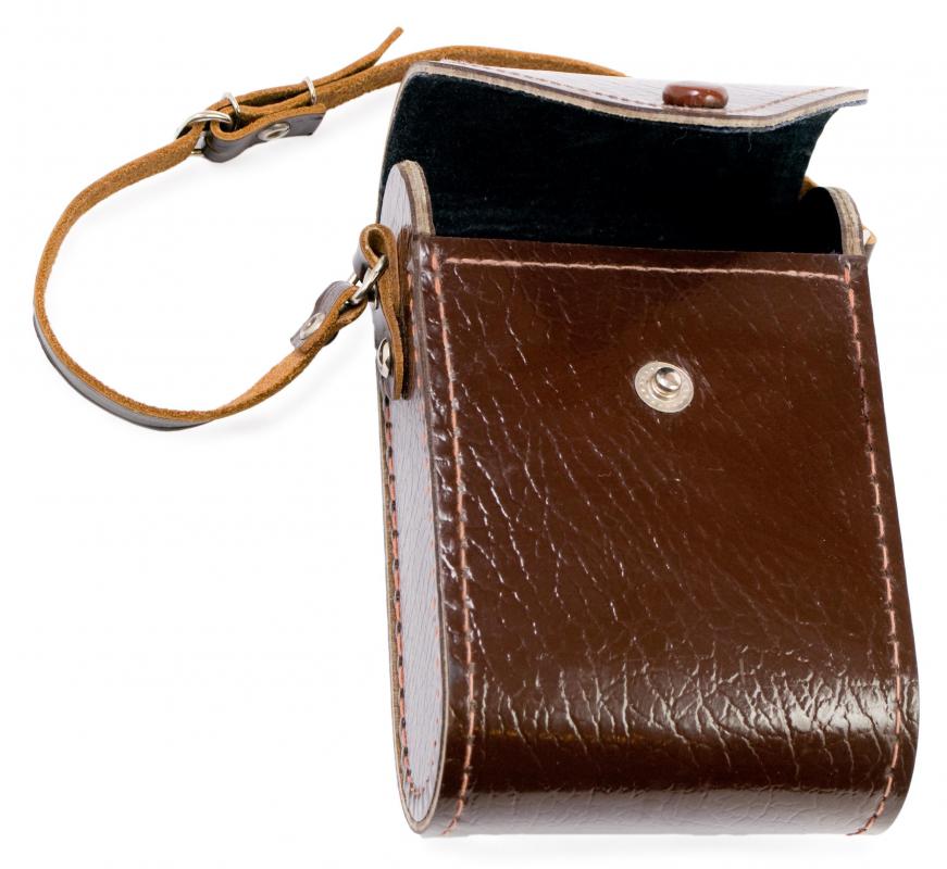 Leather may be used to make smartphone and camera cases.