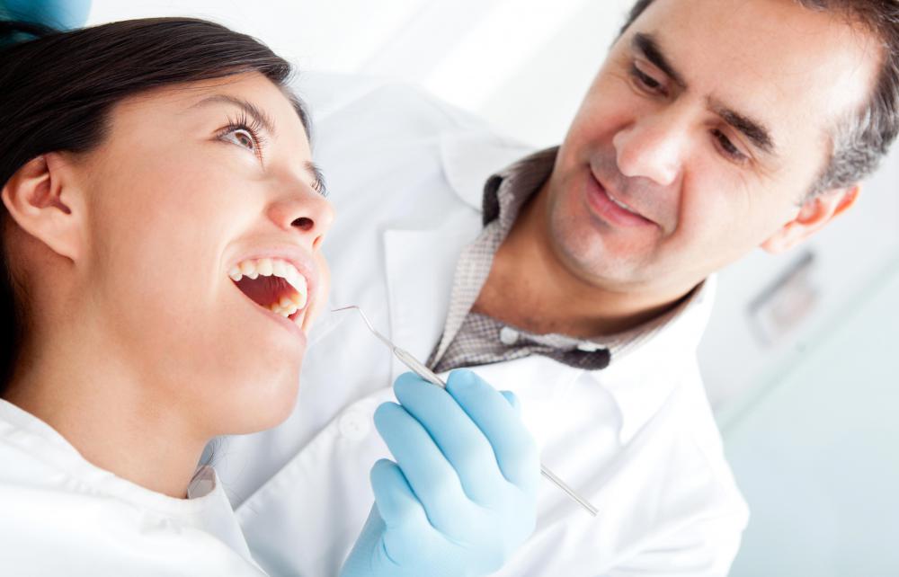 An intraoral camera may be used in dental offices.