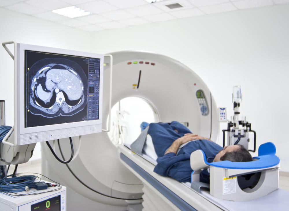 Magnetic resonance imaging scanners use RF technology.