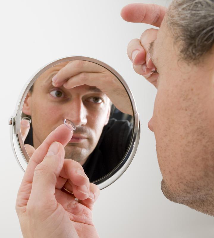 Wearing contact lenses will not interfere with iris recognition technology.