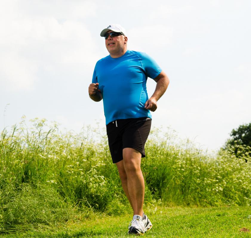 Pedometers measure how many steps a person takes while walking.