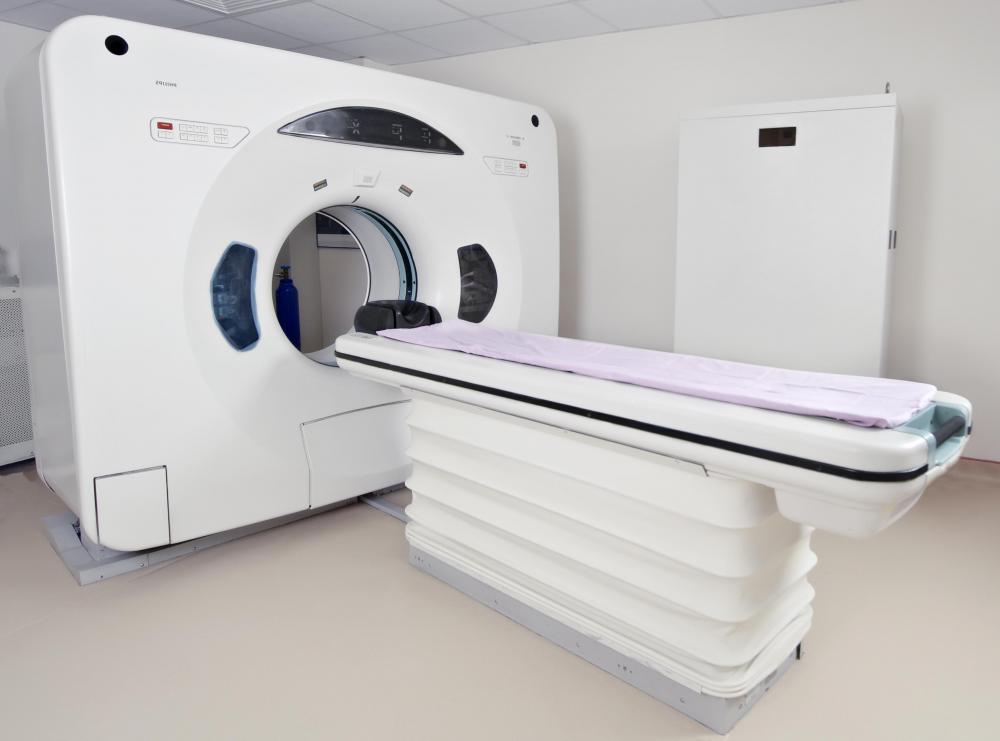 An MRI machine.