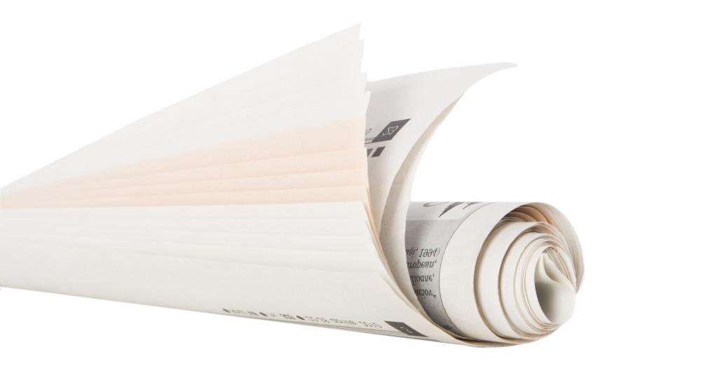 Commercial printers may use rolls of newsprint to print newspapers or other publications.