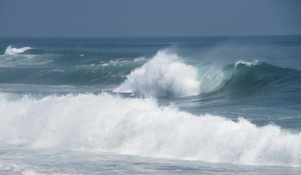 Electricity generated on the ocean is known as "wave power."