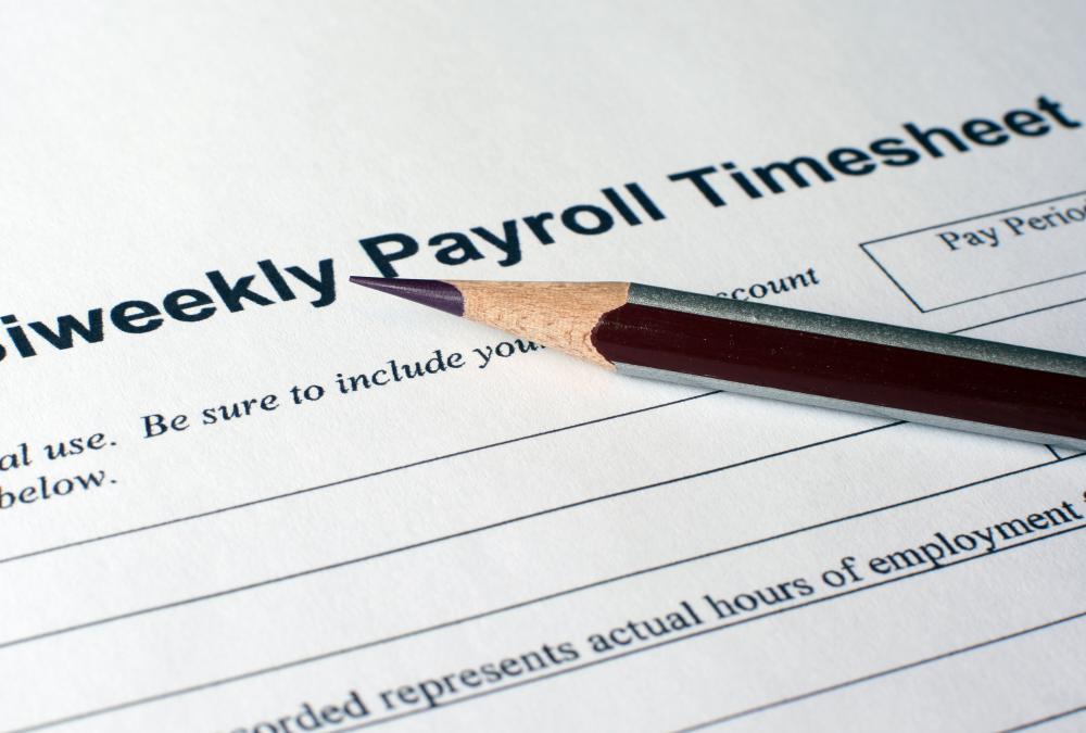 Payroll software can be used to replace handwritten timesheets.