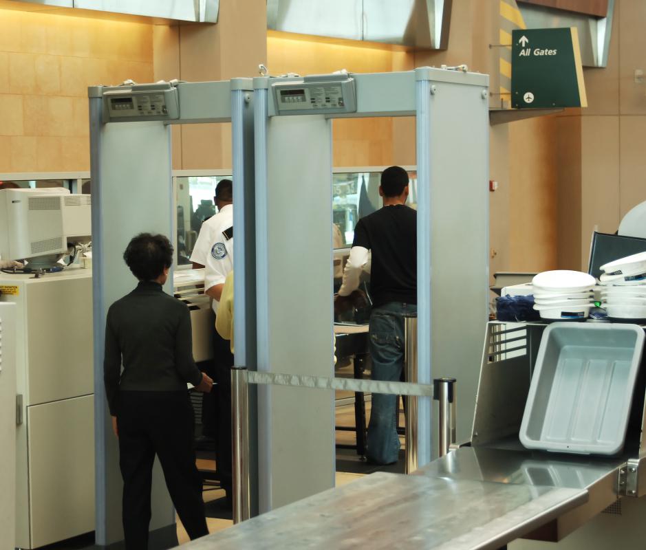 Backscatter X-ray machines are often used in airports.