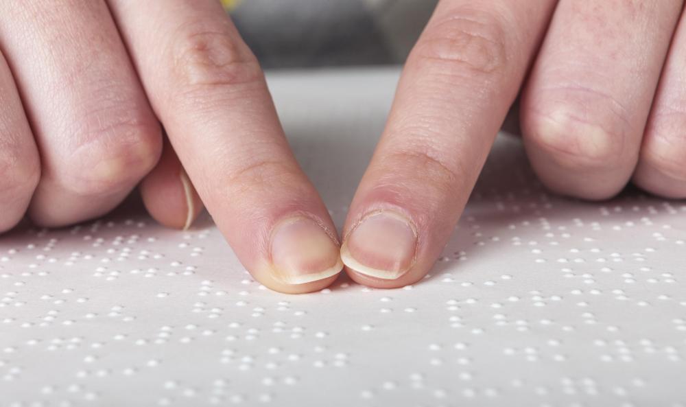 Just as braille helps people who are blind read, vision-impaired computers can allow them to use computers.