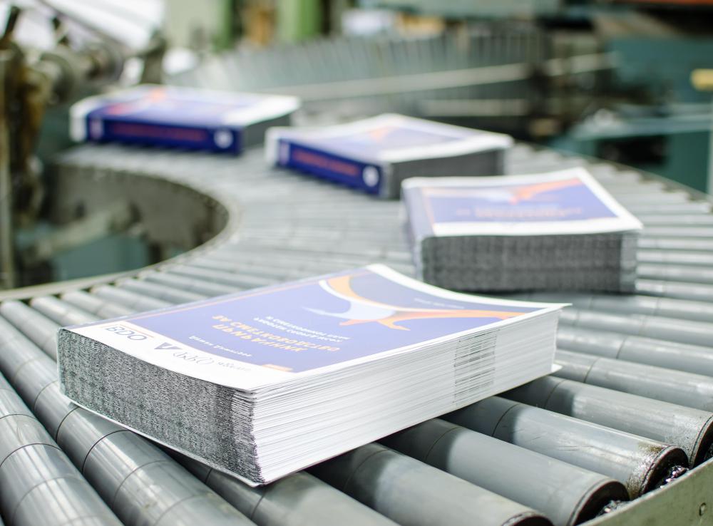 Commercial printers usually handle printing textbooks.