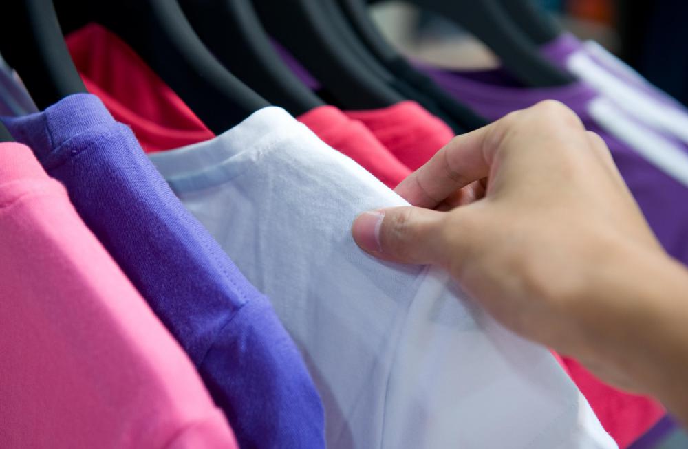 When buying online, purchasers can't touch or try on the items.