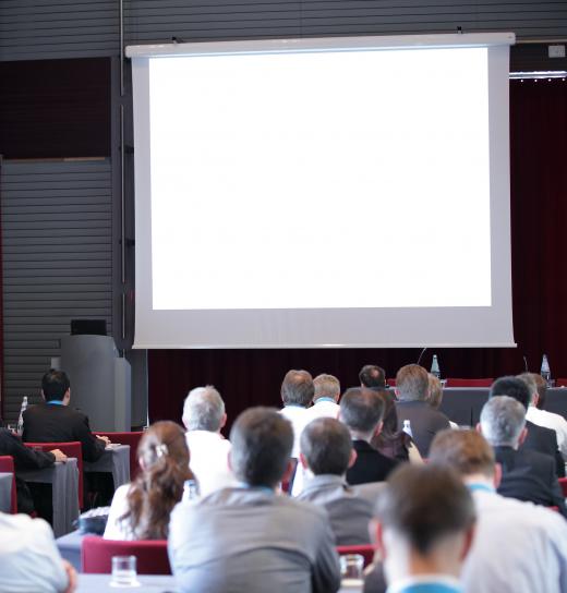 Some multimedia systems may include a projector screen.