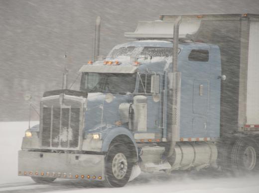Many long-haul truck drivers will have CB radio mods to talk to drivers far away and gain valuable weather information.