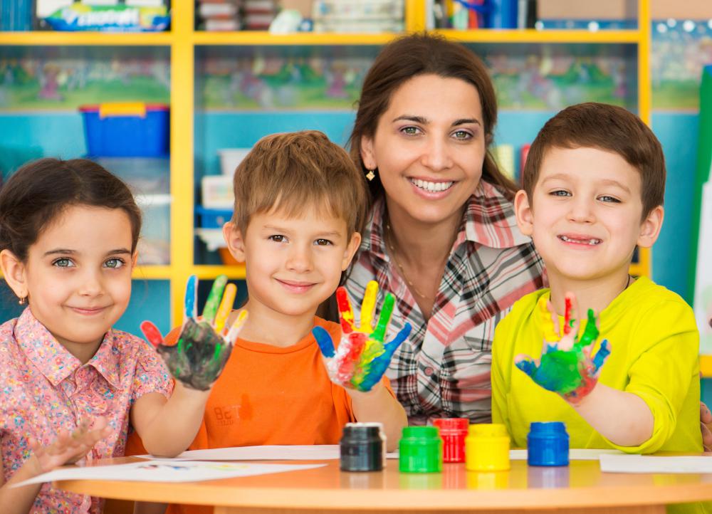 A nanny typically performs childcare as a career.