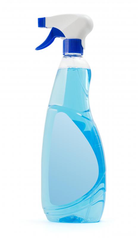 Window cleaner can be used to clean a glass monitor.