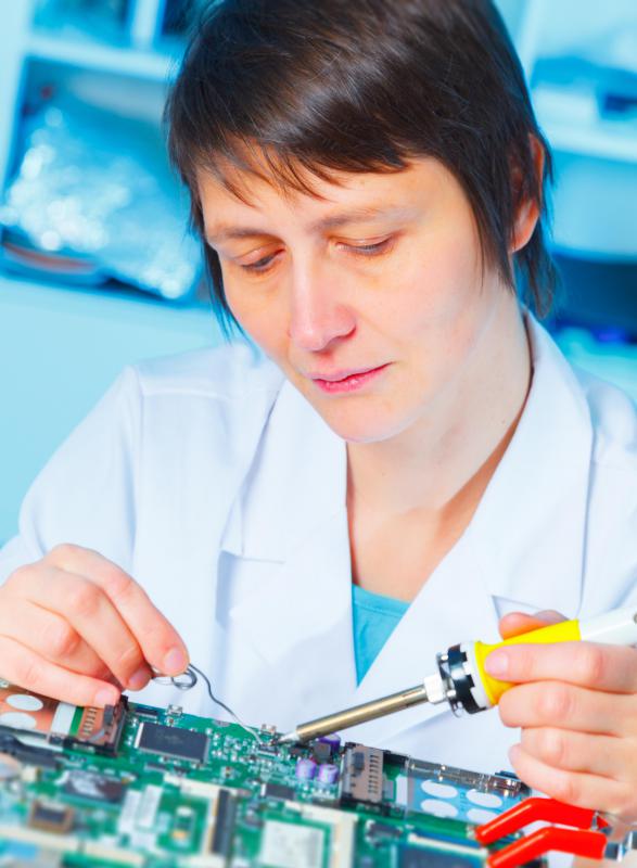 Used in a variety of electronics equipment, circuit boards include an insulated board that is fitted with electronic components that have been soldered together.