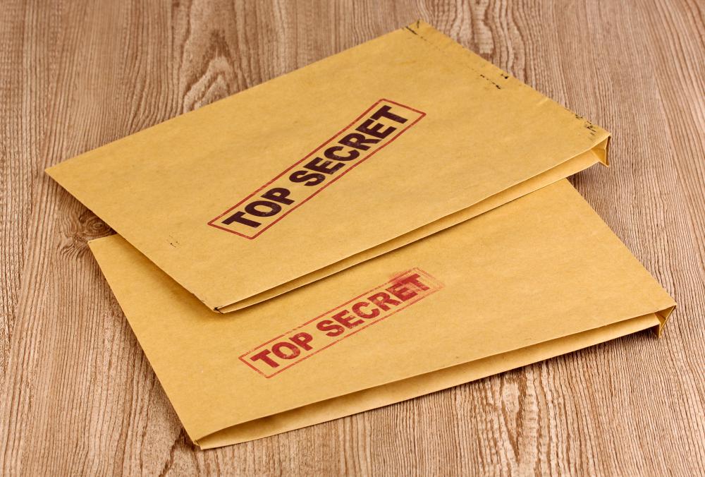 A cipher may be needed to decode documents and make them readable.