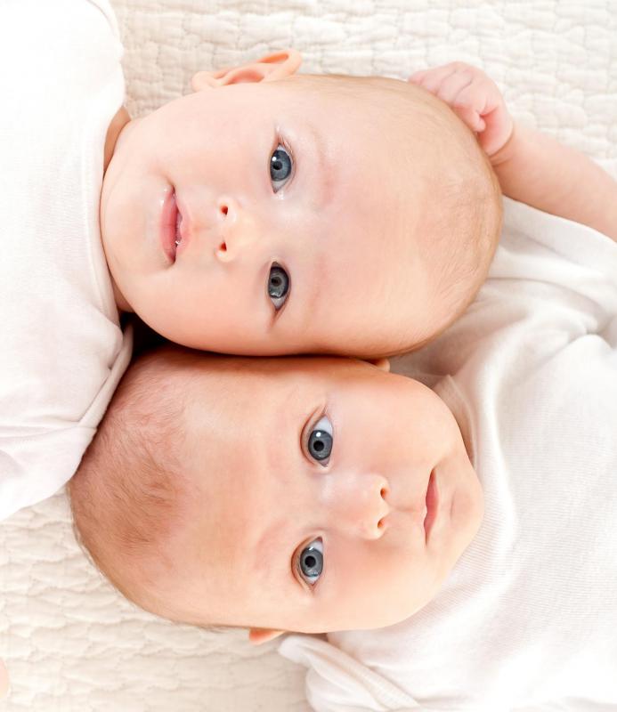 Identical twins have different fingerprints.