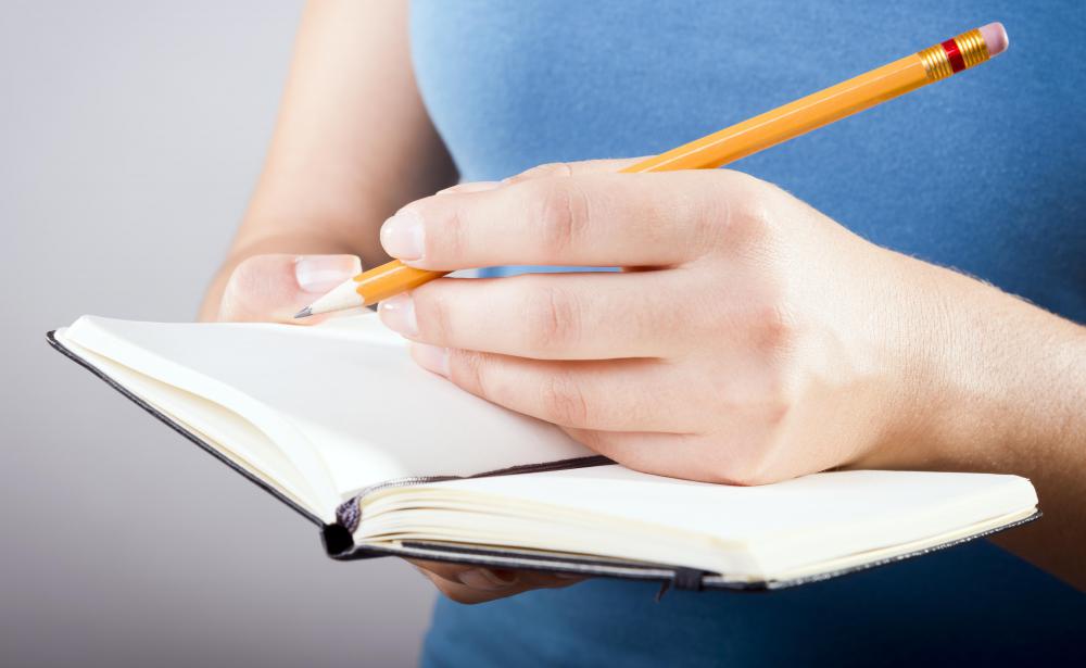 Carrying a small journal is a good way to jot down ideas that can be added to a blog later.