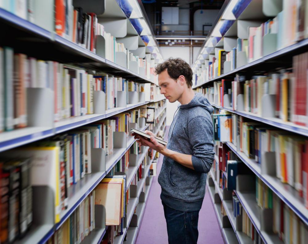 A public library may allow patrons to borrow eBooks.