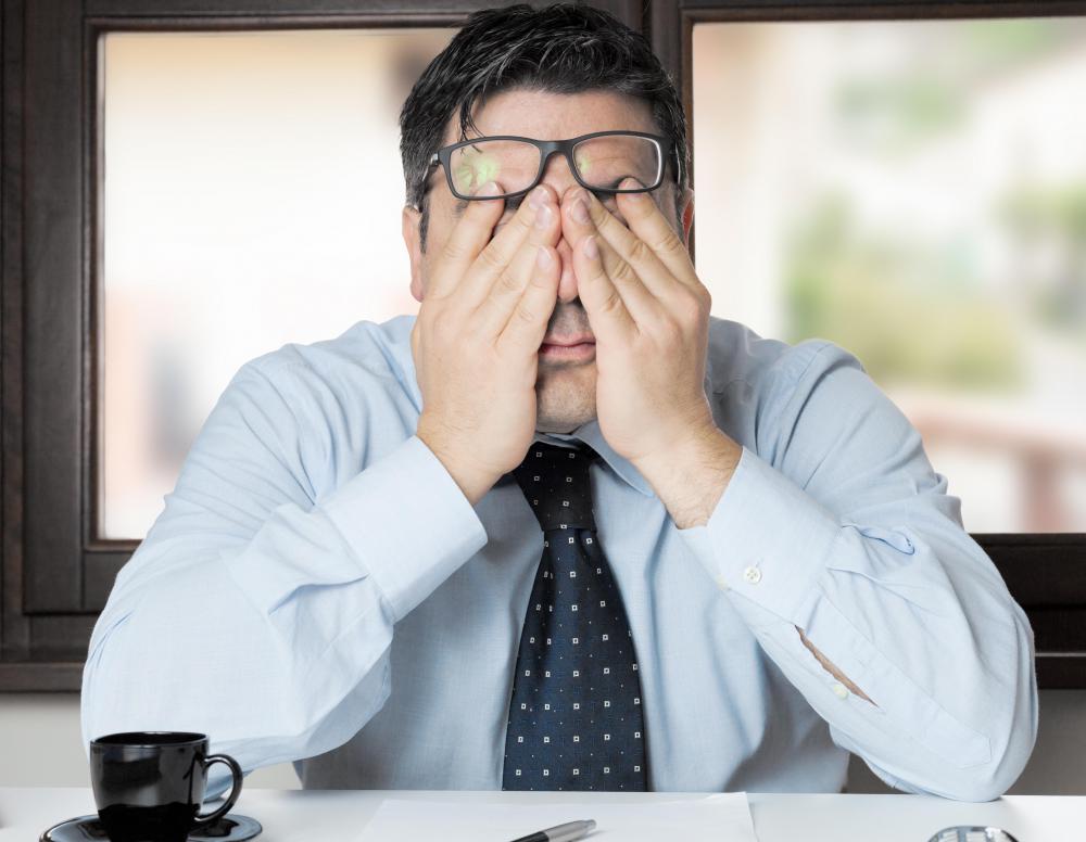 large touch screen monitors and eye strain