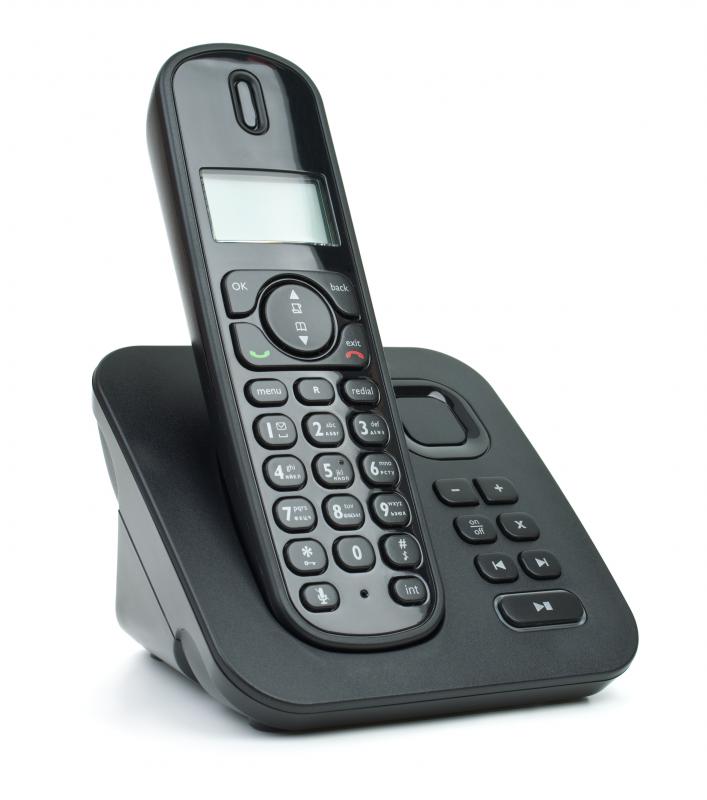 landline phone rings once then busy signal