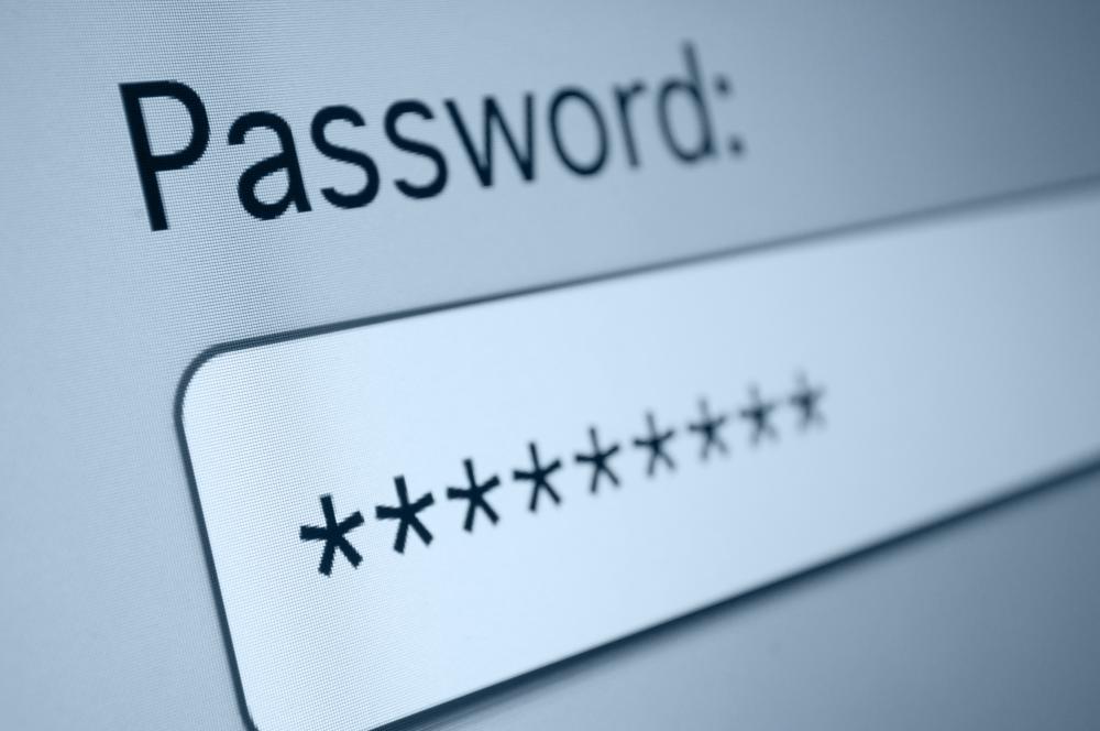 Most passwords are case-sensitive, meaning entries first entered as capital letters must remain that way.