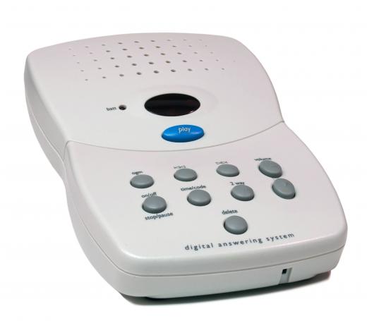 Answering machines allow callers to record messages for the owner.