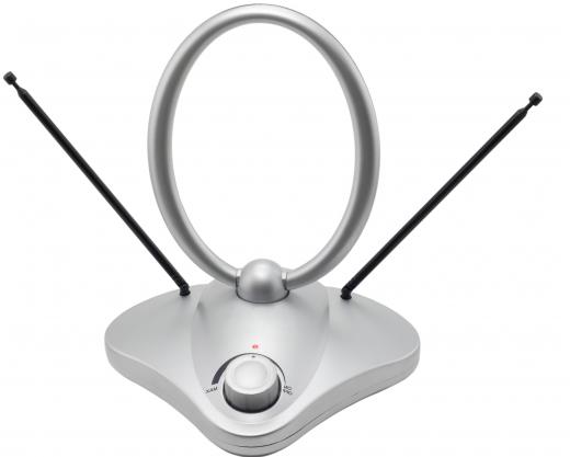 A rabbit ear antenna is a common type of dipole.