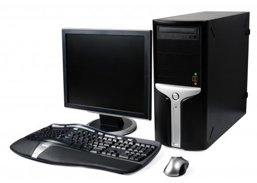 A desktop computer system.