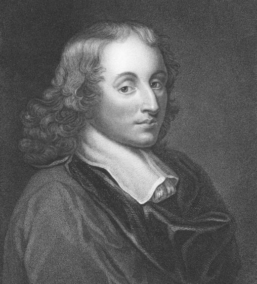 Floyd's triangle is often taught along with Pascal's triangle, invented by Blaise Pascal.