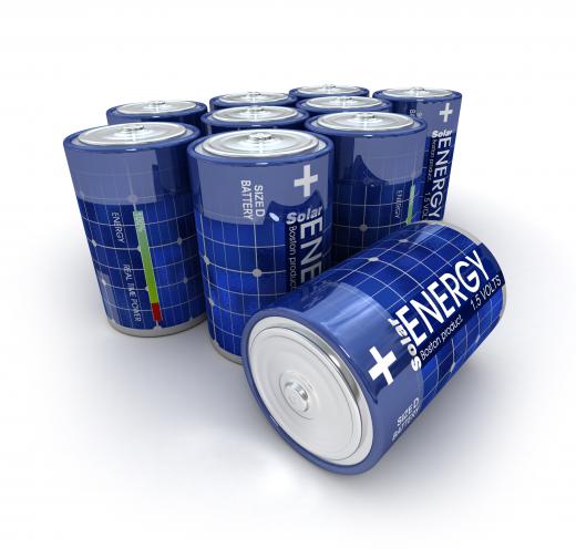 D cell batteries are a common type and size of battery.