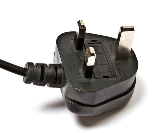 230 volt grounded British plug.