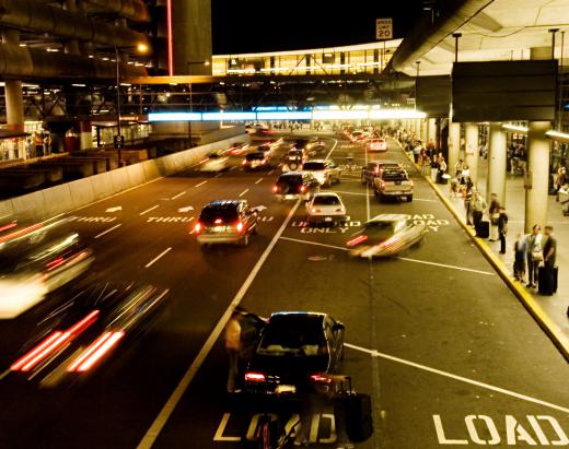 Electronic surveillance cameras may be used to monitor traffic.