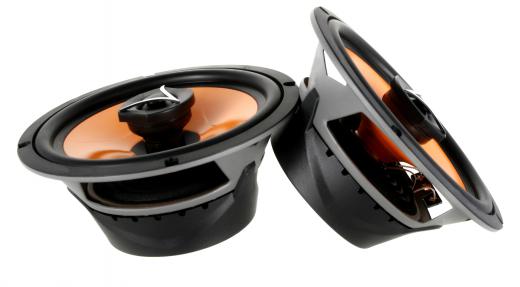 Coaxial speakers are commonly used in car audio systems.