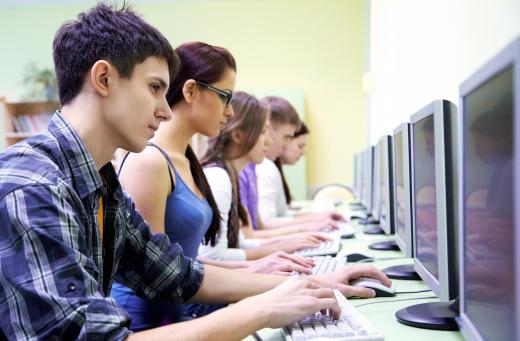 Remote computer technology allows teachers to take control of students' computers in order to demonstrate certain tasks.