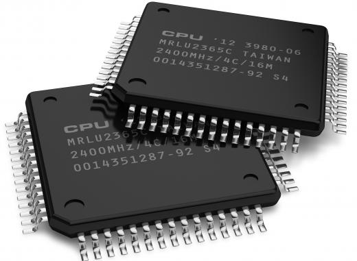 Mini CPU -- or central processing unit -- chips are used in many computing devices.