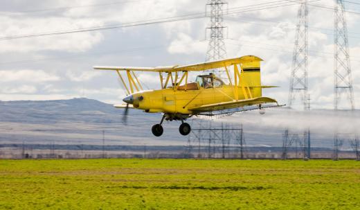 Crop dusters need to know the wind speed in order to efficiently deliver chemicals.