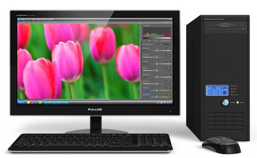 Anti-glare film can be put on a computer monitor to reduce glare.