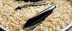 Rice will absorb water from a damaged cell phone.