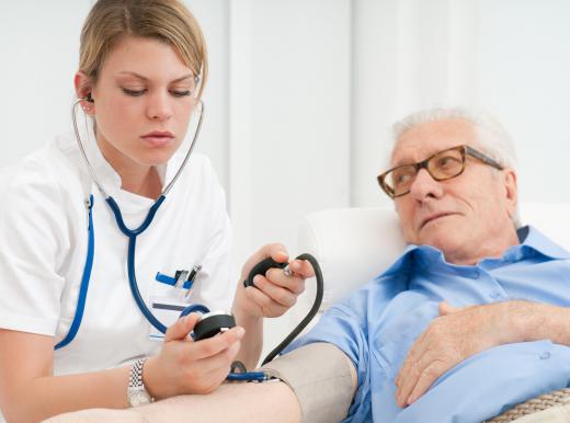 Therapists may use biofeedback software and equipment to learn new techniques on how to lower a patient's blood pressure.