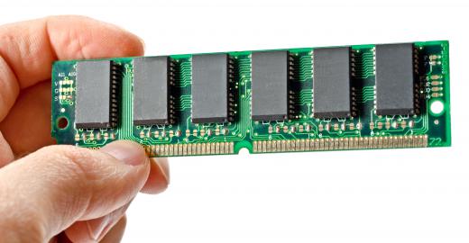 DRAM modules store temporary data for quick access and are commonly used in desktop computers.