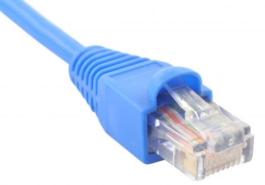 An Ethernet cable, which can be used to connect a TV to a router.