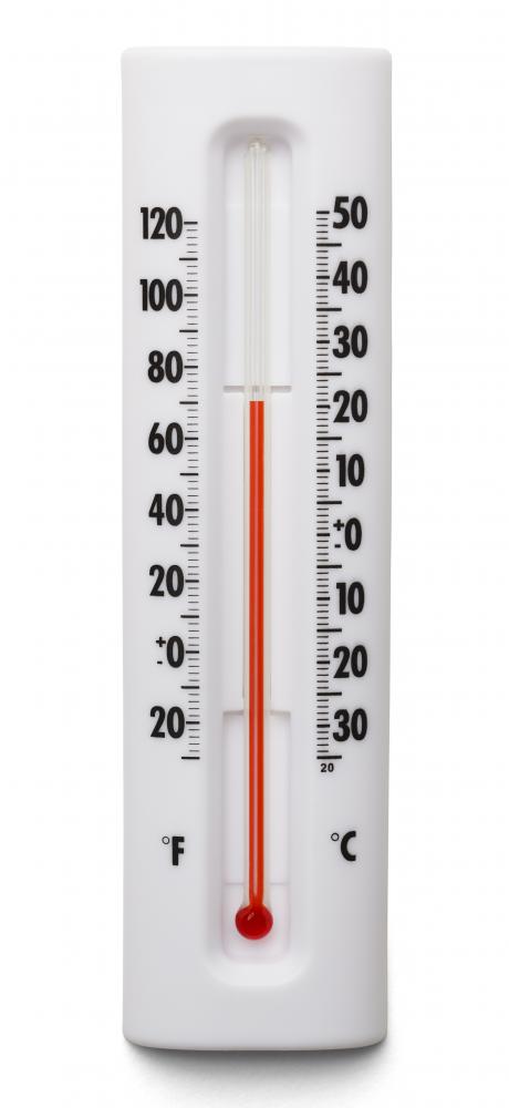 A bulb thermometer is commonly used outside.