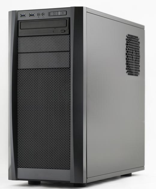 All of the internal hardware from a computer is generally installed into a tower or case.